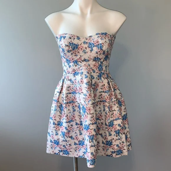 princess polly baby blue dress Blue Mini Dresses main image 0